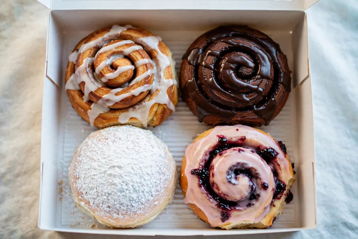 Box of 4 of buns