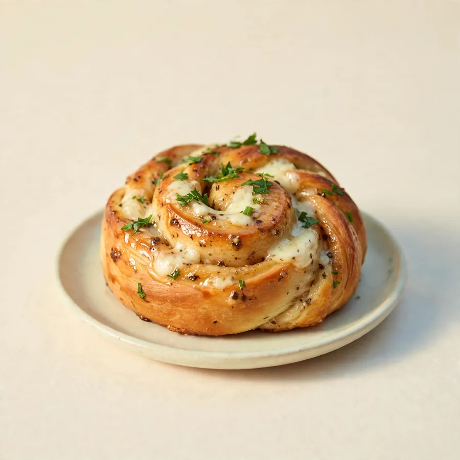 Cheese and herbs bun